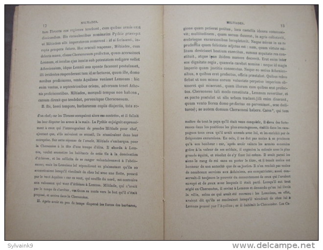 1913 VIES DES GRANDS CAPITAINES SOMMER CORNELIUS NEPOS MILTIADE CIMON DATAME ANNIBAL ATTICUS AMILCAR ROME GRECE CARTHAGE - 1901-1940