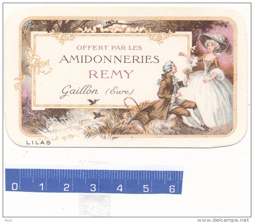 Carte Parfumée - Amidonneries Rémy , Lilas - Anciennes (jusque 1960)