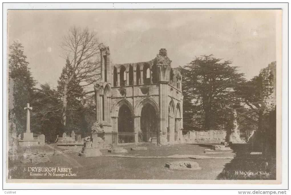 Roxburghshire          Dryburgh Abbey         Remains Of N. Transept & Choir - Roxburghshire