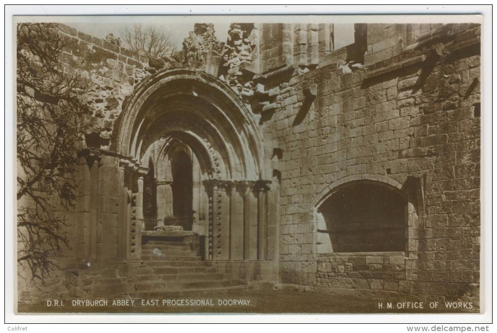 Roxburghshire          Dryburgh Abbey         East Processional Doorway - Roxburghshire