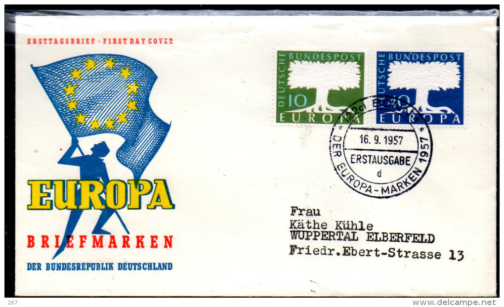 ALLEMAGNE   FDC 1957  Europa - 1957