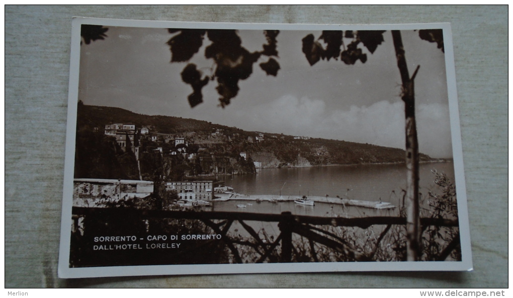 Italia    Sorrento  -Capo Di Sorrento  Dall'Hotel Loreley - RPPC    D130208 - Altri & Non Classificati