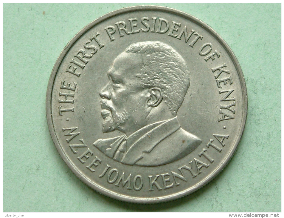 1971 - 1 Shilling / KM 14 ( Uncleaned Coin - For Grade, Please See Photo ) !! - Kenia