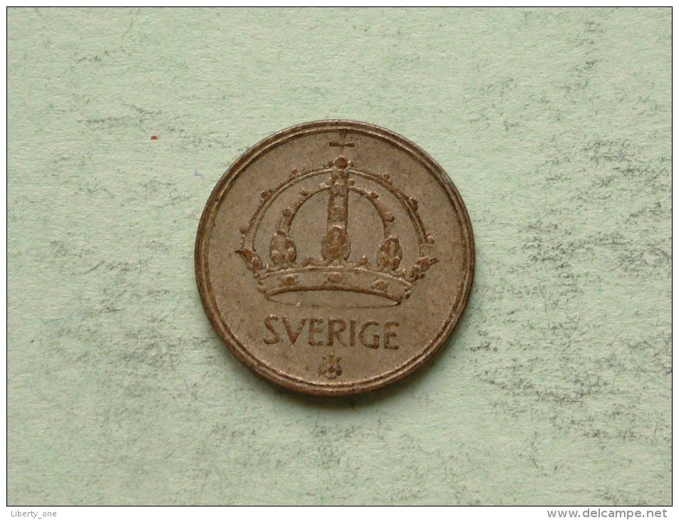 1950 - 10 Ore / KM 813 ( Uncleaned Coin / For Grade, Please See Photo ) !! - Suède