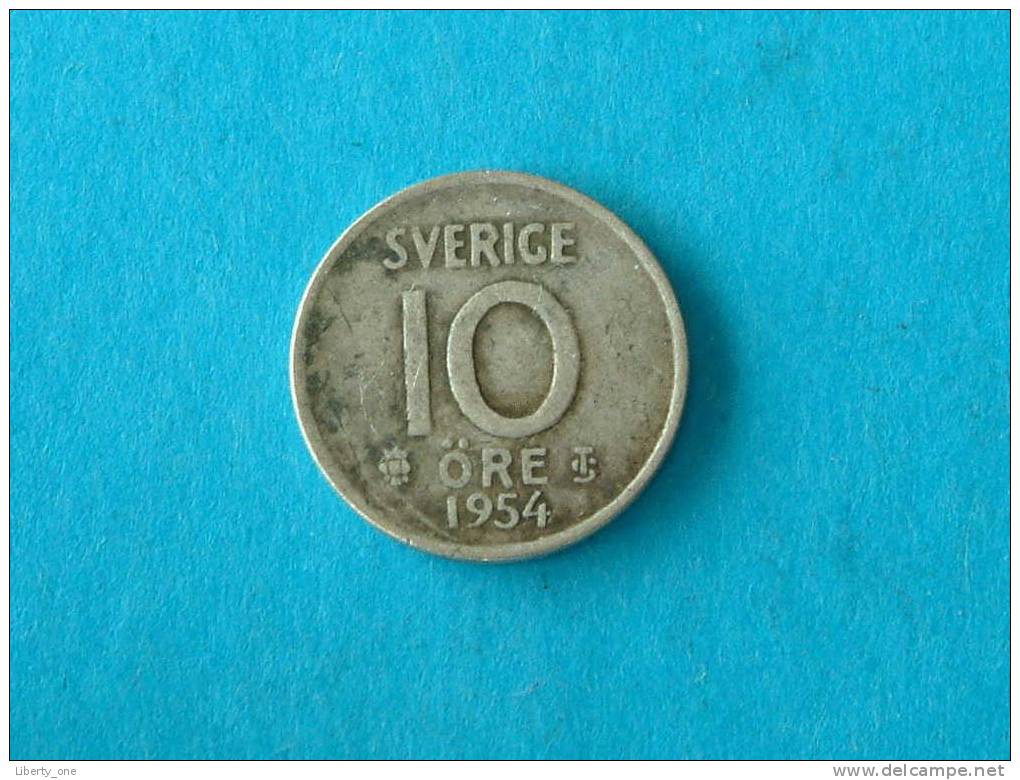 10 ORE - 1954 TS / KM 823 ( For Grade, Please See Photo ) !! - Suède