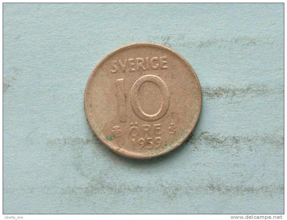 1959 TS - 10 ORE / KM 823 ( Uncleaned - For Grade, Please See Photo ) ! - Sweden