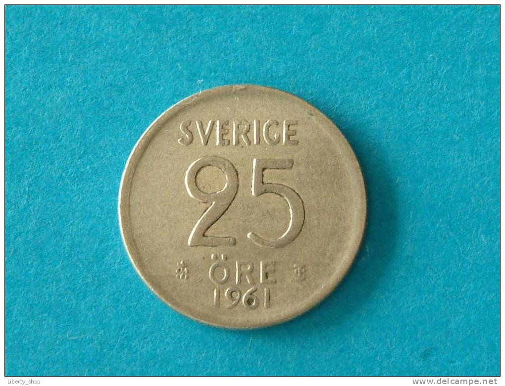 25 ORE 1961 / KM 824 - ( For Grade, Please See Photo ) ! - Zweden