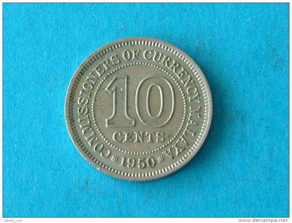 1950 - 10 CENTS MALAYA / KM 8 ( Details See Photo ) ! - Kolonies