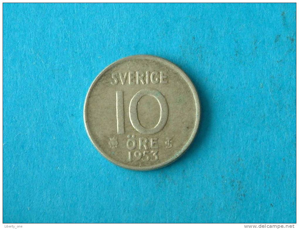 1953 TS - 10 ORE - KM 823 ( For Grade, Please See Photo ) ! - Sweden