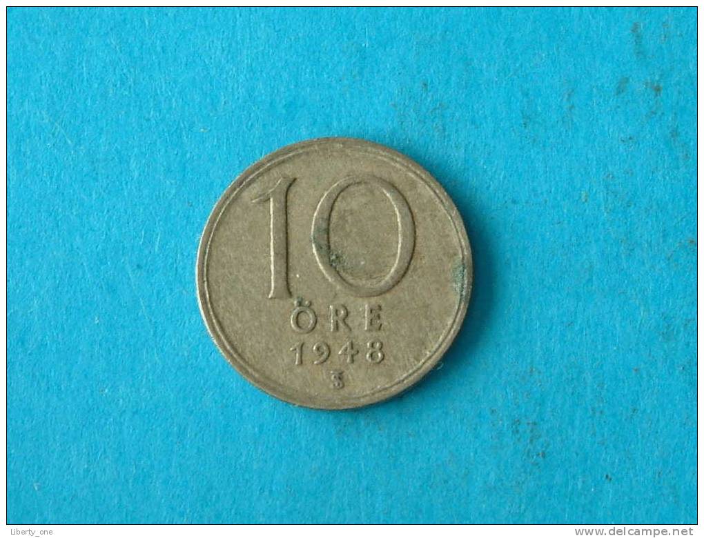 1948 TS - 10 ORE - KM 813 ( For Grade, Please See Photo ) ! - Sweden