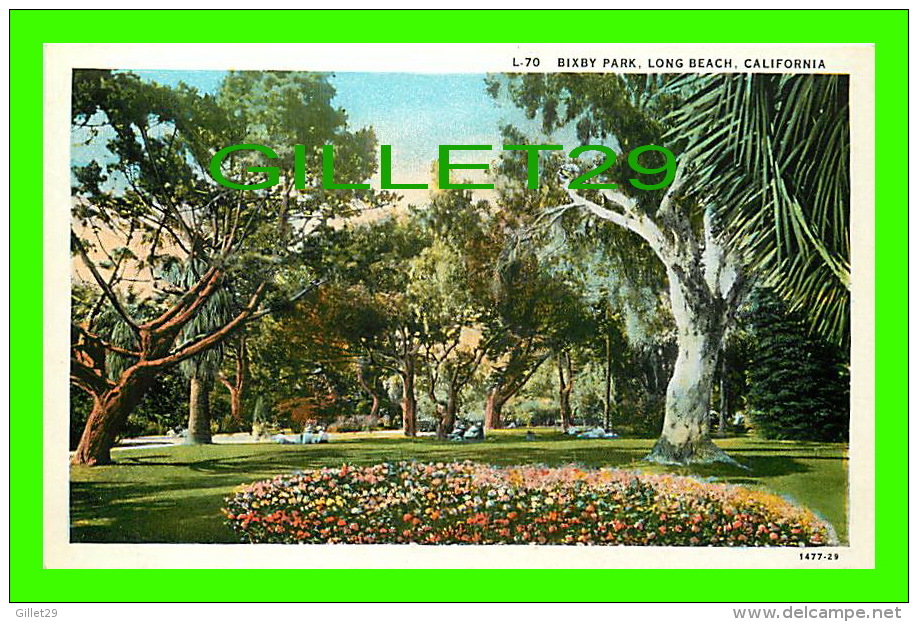 LONG BEACH, CA - BIXBY PARK - ANIMATED - WESTERN PUBLISHING & NOVELTY CO - - Long Beach