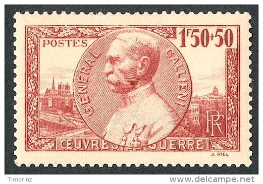 FRANCE 1940 - Yv. 456 **   Cote= 9,00 EUR - Général Galliéni ..Réf.FRA27168 - Nuovi