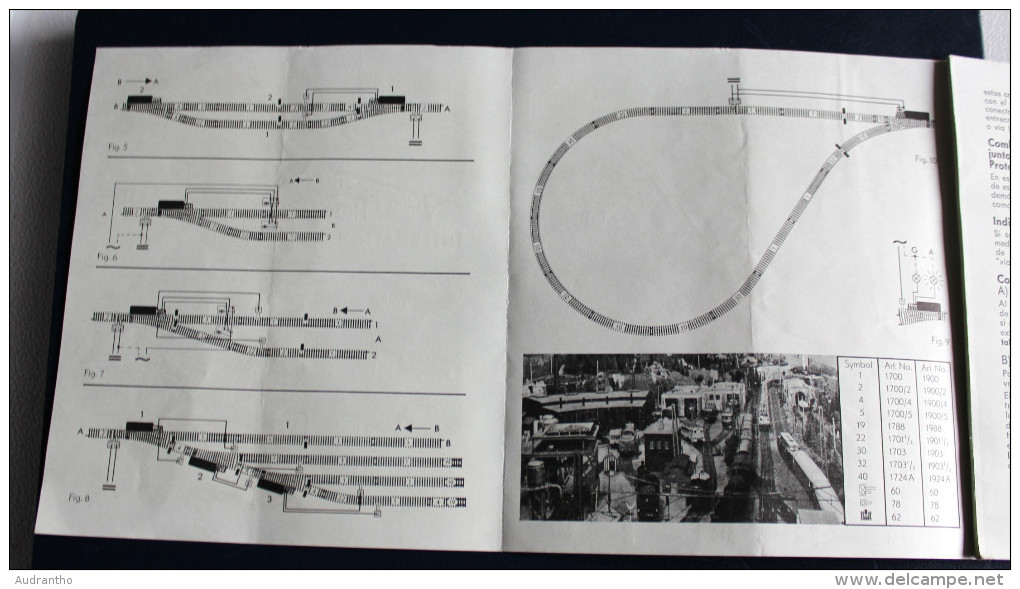 Notice Technique Fleischmann HO Aiguillage électrique à Gauche 1724 1924 Train électrique - Track