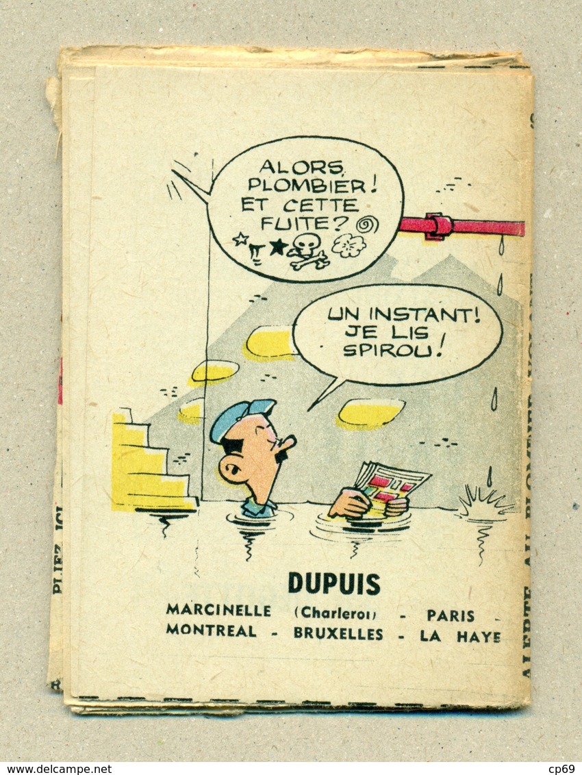 Petit Livret Collection Mini-Bibliothèque Mini-Récit " SPIROU " N°95 - Alerte Au Plombier Volant ! - TB. Etat - Autres & Non Classés