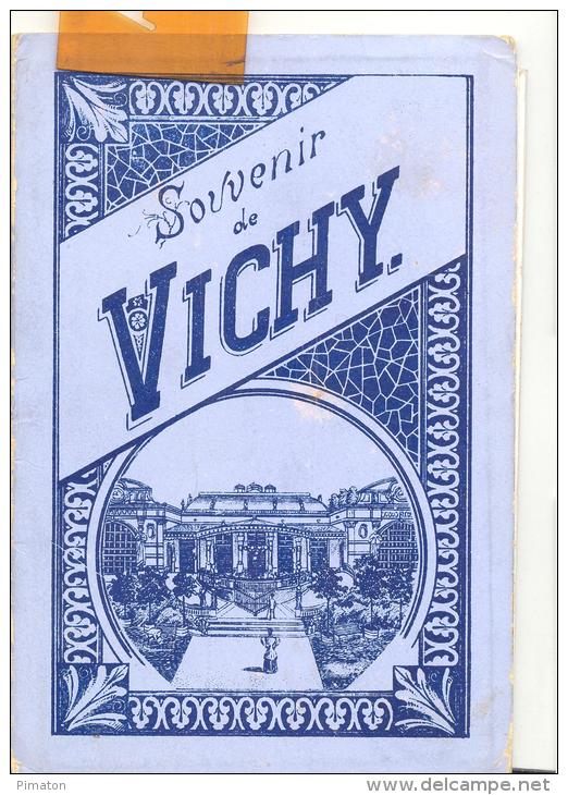 CARNET DE 12 PHOTOS : Souvenir De VICHY , Bon état ( Voir Scans ) - Bourgogne