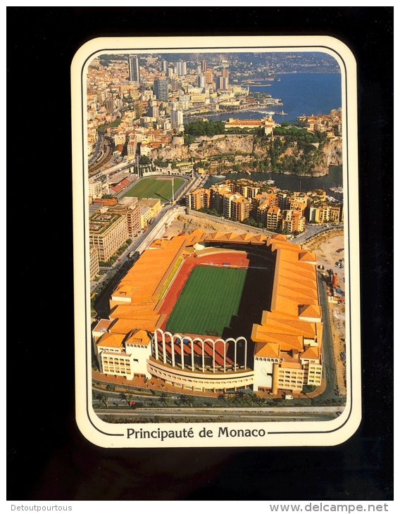 Principauté De MONACO : Vue Aérienne Fontvieille Village Nouveau Stade Louis II Football Stadium Foot Calcio Stadio - Fontvieille