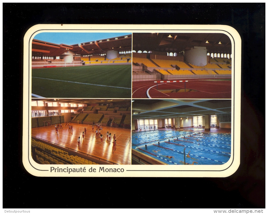 Principauté De MONACO : Stade Louis II Football Stadium Foot Calcio Stadio Complexe Sportif Volley Ball Piscine - Fontvieille