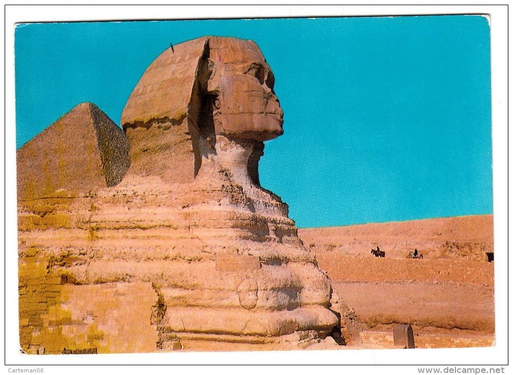 Egypte - Giza - The Great Sphinx And Keops Pyramid - Gizeh