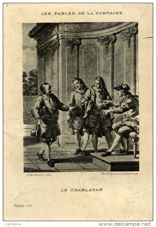 Les Fables De Jean DE LA FONTAINE - Le Charlatan - Gravure - Contes, Fables & Légendes