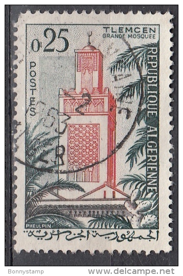 Algeria, 1962 - 25fr Mosque Tlemcen - Nr.293 Usato° - Algeria (1962-...)