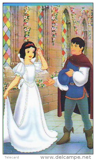 Télécarte  DISNEY  * Snow White &amp; The 7 Dwarfs * Télécarte  Les États-Unis (25) Phonecard USA  * Telefonkarte * - Disney