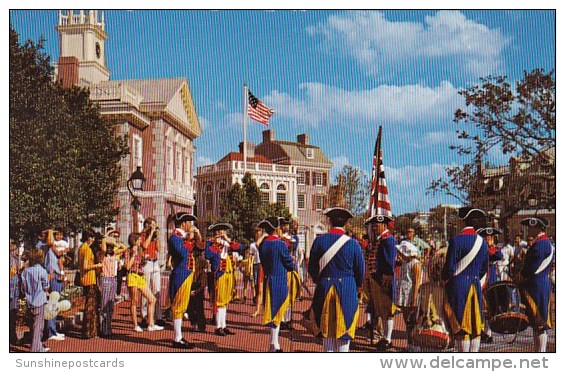 Liberty Square Fife And Drum Corps Walt Disney World Orlando Florida - Orlando