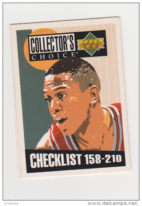 CHICAGO BULLS   B.J. ARMSTRONG CHECKLIST 158-210 - Autres & Non Classés