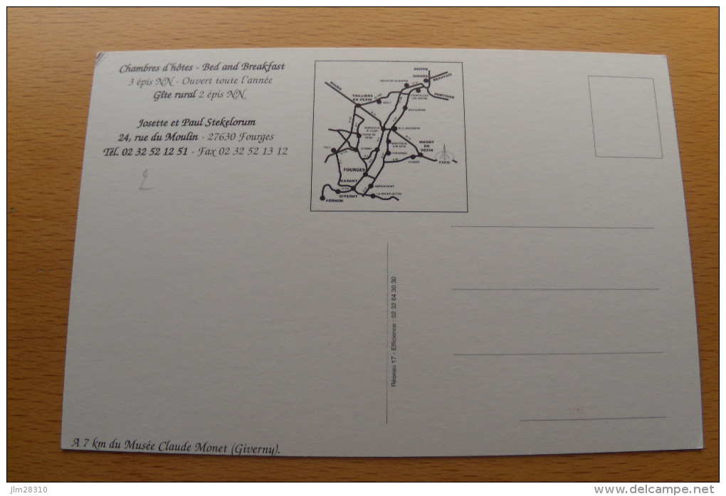 27 - Eure - Gîtes Rural 2 épis - Gîtes De France - Chambre D´hôtes - Josette Et Paul Stekelorum - Fourges - 2 - Fourges