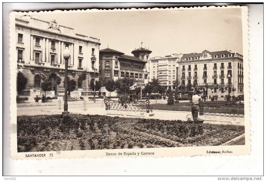 E 39001 SANTANDER, Banco De  Espana Y Correos, Tram - Cantabria (Santander)