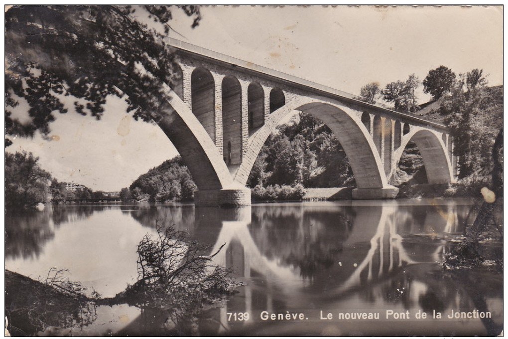 RP; GENEVE, Switzerland; Le Nouveau Pont De La Jonction, PU-1948 - Genève