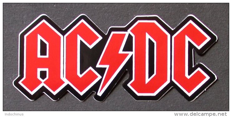 Autocollant AC/DC ACDC Angus YOUNG Bon SCOTT HARD ROCK Stickers  ENVOI GRATUIT - Objets Dérivés