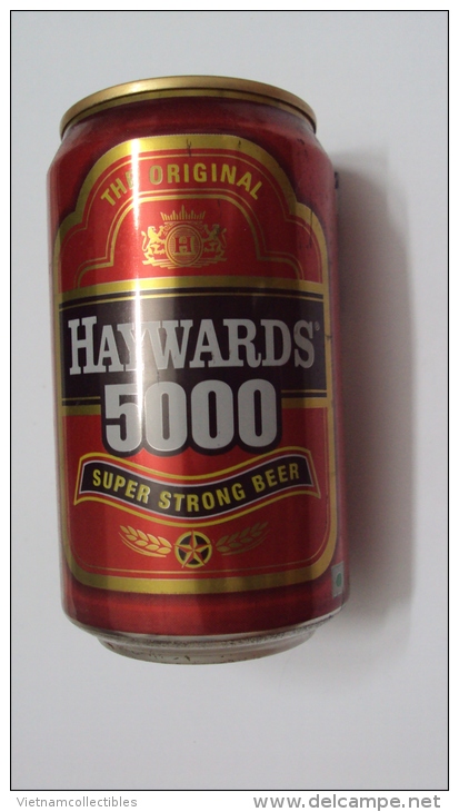 India Haward 330ml Empty Beer Can / Opened By 2 Holes - Cannettes