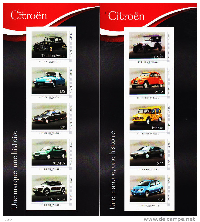 France 2014** - Collector Citroën N°1 Et 2 ( Tirages Limités ) - Cars