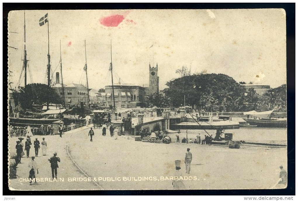 Cpa Chamberlain Bridge & Public Buildings  ,  Barbados , Barbades      AG15 19 - Barbados