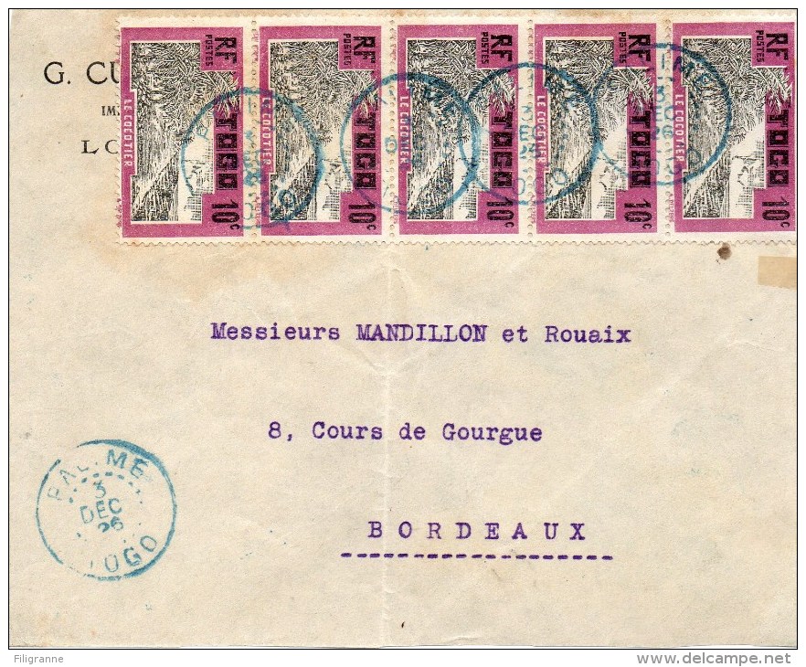 DEVANT De Lettre De Palime Pour Bordeaux - Covers & Documents
