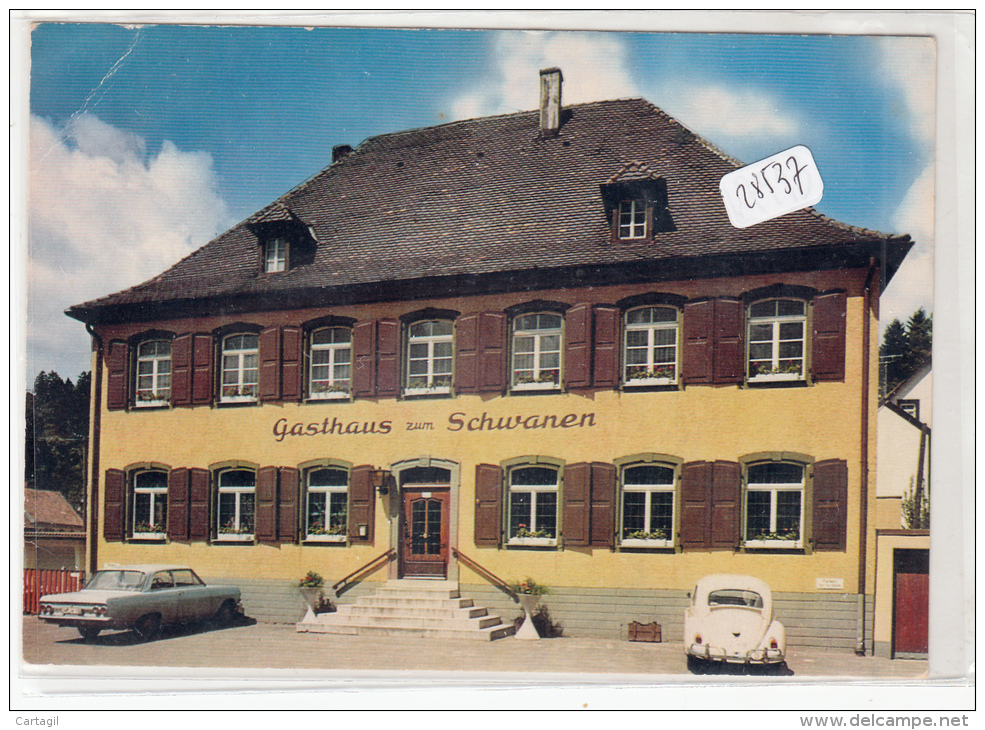 CPM GF -28537- Allemagne - Elzach - Gasthaus "Zum Schwanen" (Knicki)-Envoi Gratuit - Elzach