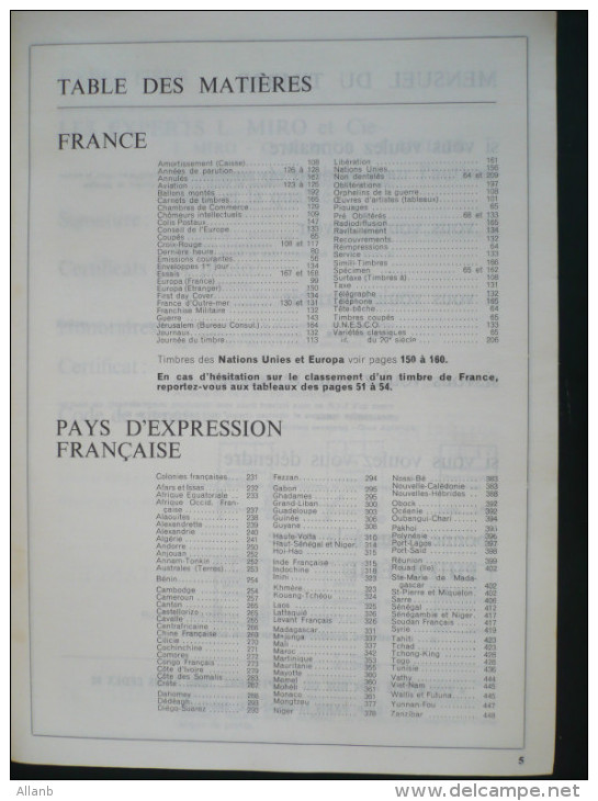 Catalogue THIAUDE 1974 - Timbres Poste France Et Pays D'expression Française - Frankreich