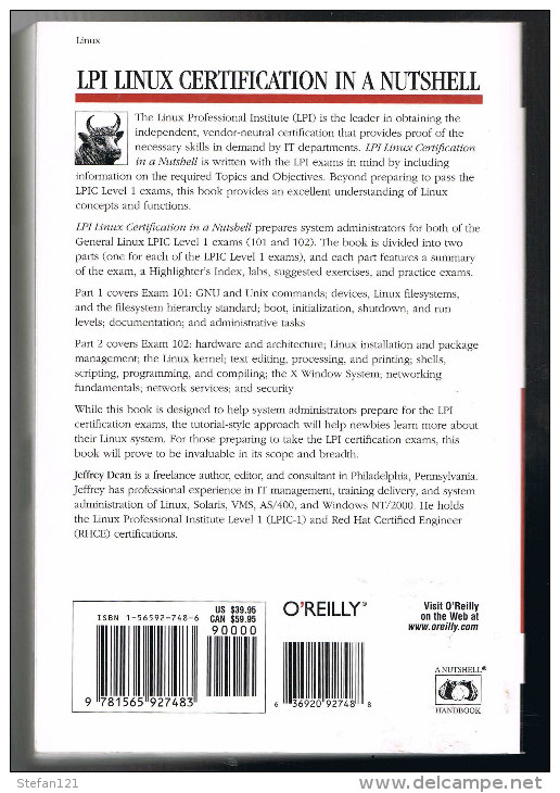 LPI Linux Certification In A Nutshell - Jeffrey Dean - 2001 - 558 Pages 22,8 X 15,3 Cm - Engineering