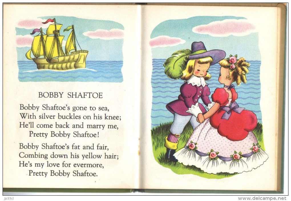 Mother Goose, A Rand McNally Book , Illustrated By Tony Brice, Chicago, 1946 - Bücher Für Die Kleinsten