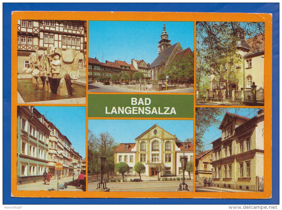 Deutschland; Bad Langensalza; Multibildkarte Mit Bonifaciusgasse Und Kulturhaus; Bild2 - Bad Langensalza