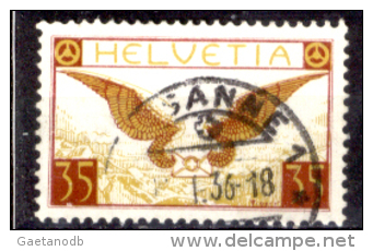 Svizzera-264 - 1929 - Unificato: N. A13 (o) - Privo Di Difetti Occulti. - Usati