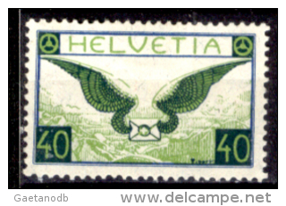 Svizzera-266 - 1929 - Unificato: N. A14a (+) Hinged - Privo Di Difetti Occulti. - Neufs