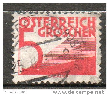 AUTRICHE Taxe  5g Rouge 1925-34 N°135 - Taxe