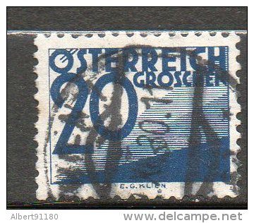 AUTRICHE Taxe  20g Bleu 1925-34 N°143 - Taxe