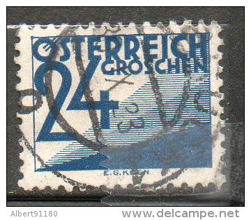 AUTRICHE Taxe  24g Bleu 1925-34 N°144a - Taxe