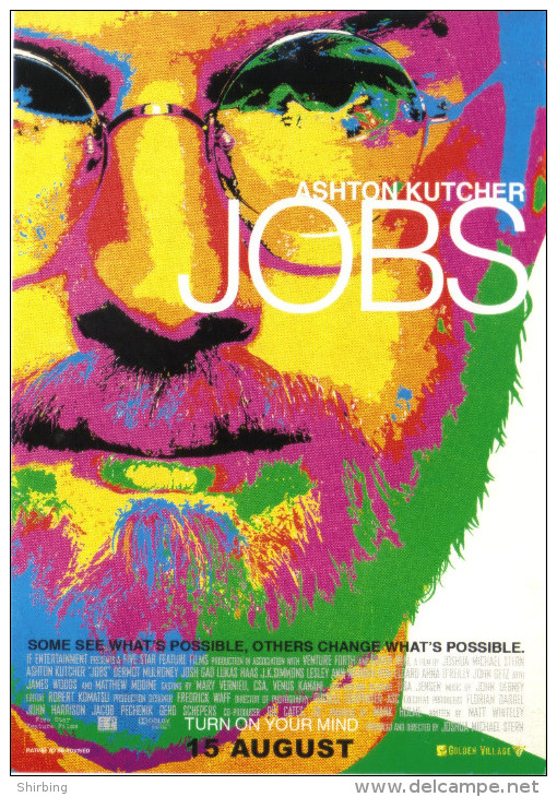 15T : Movie Cinema Poster On Postcard : Jobs ( Apple CEO ) - Posters On Cards