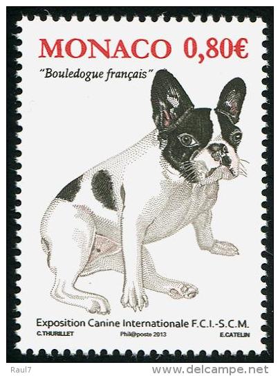 MONACO - 2013 - Expo Canine 2013, Le Bouledogue Français - 1v Neufs // Mnh - Unused Stamps