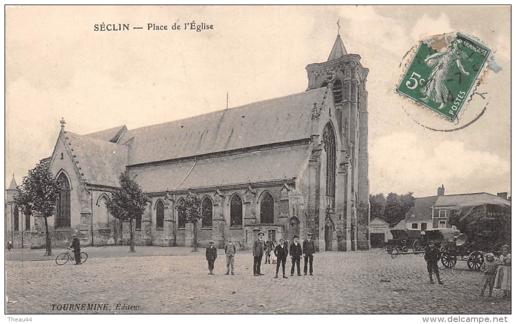 ¤¤  -   SECLIN   -   Place De L'Eglise   - ¤¤ - Seclin