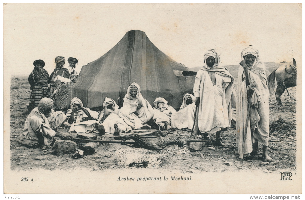 ETHNIQUES ET CULTURES - AFRIQUE DU NORD - Arabes Préparant Le Méchoui - África