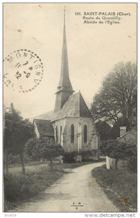 18 ST / SAINT PALAIS - ROUTE DE QUANTILLY - ABSIDE DE L EGLISE - Autres & Non Classés